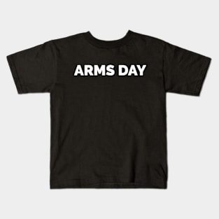 Motivational Workout | Arms Day Kids T-Shirt